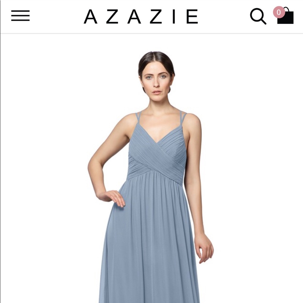 NWT Azazie Dusty Blue ‘Nirene’ Bridesmaids Dress